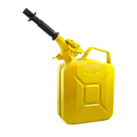 Swiss Link/Stormtec Usa Gas Can, Steel, 5 liter, Diesel, Yellow 3026